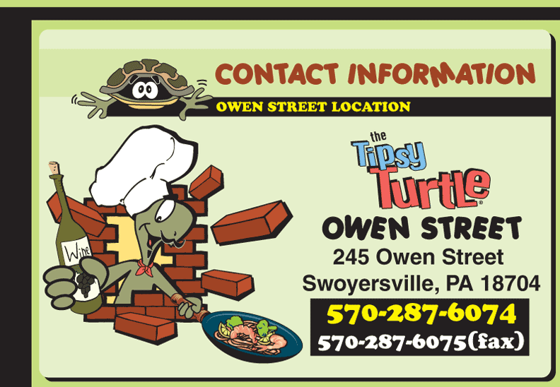 Call 570-287-6074 for Owen Street Pub Information